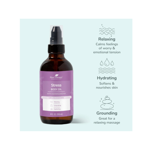 [Pre-order] Stress BodyOil W/ Ashwagandha - 4oz - Image 4